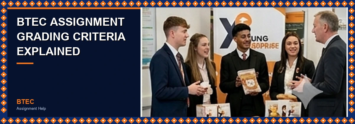 BTEC Assignment Grading Criteria Explained â€” Pass, Merit and Distinction criteria comparison